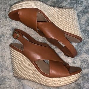(2 for $30) American Eagle Brown Espadrilles W 7.5